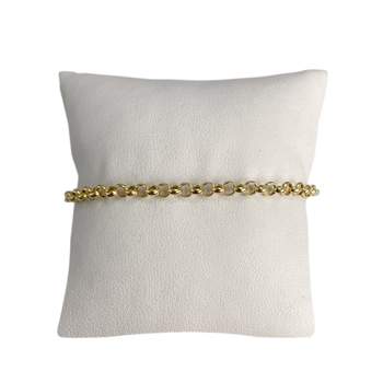 Bracelet d'occasion or 750 jaune maille jaseron