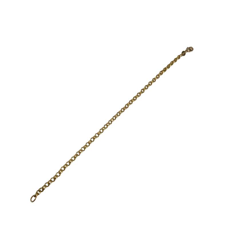 Bracelet d'occasion or 750 jaune maille jaseron - vue 2