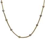 Collier d'occasion or 750 2 tons maille palmier - vue 1