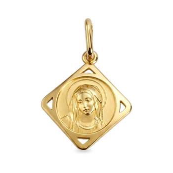 Second-hand virgin medal 750 yellow gold