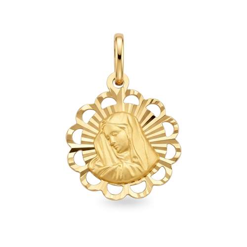 Médaille vierge d'occasion or 750 jaune