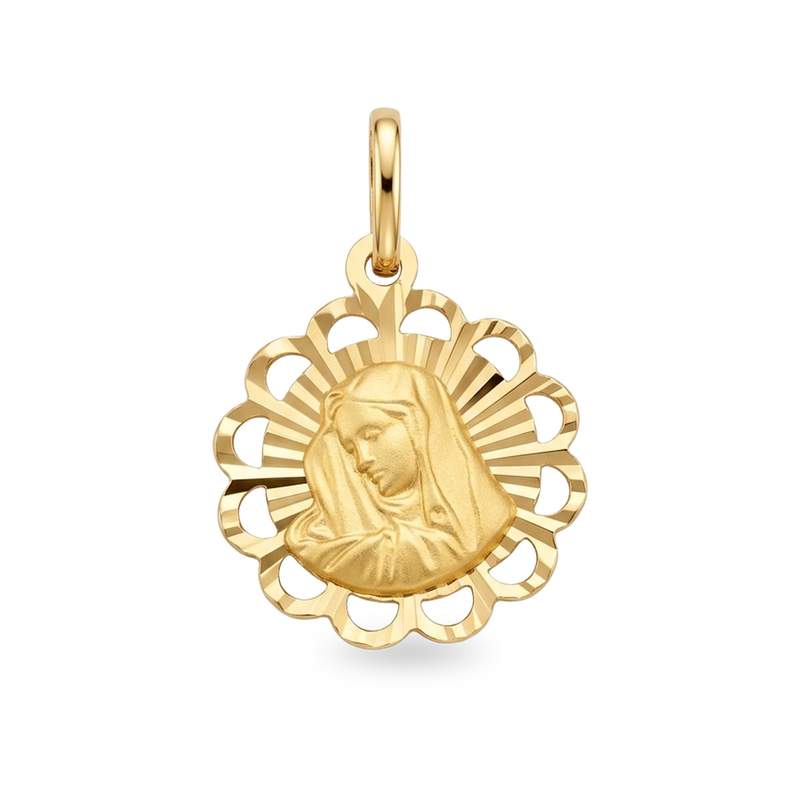Médaille vierge d'occasion or 750 jaune - vue 1