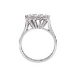 Bague d'occasion or 750 blanc diamant - vue 3
