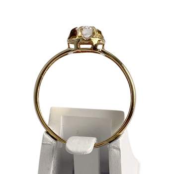 Bague d'occasion or 750 jaune zirconia