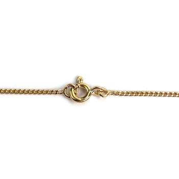Tweedehands gouden ketting 750 gele maliënkolder 41 cm