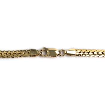 Collier d'occasion or 750 jaune, maille anglaise,40cm