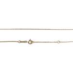 Collier d'occasion or 375 jaune maille forcat perle de culture - vue 3