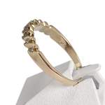 Bague d'occasion or 750 jaune diamant - vue 2
