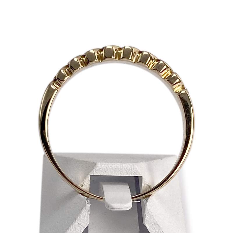 Bague d'occasion or 750 jaune diamant - vue 3