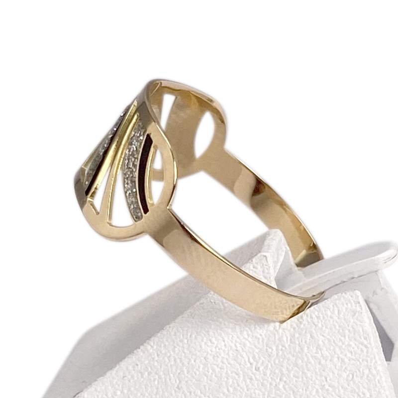 Bague d'occasion or 750 jaune - vue 2