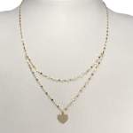 Collier d'occasion or 750 jaune coeur - vue 2