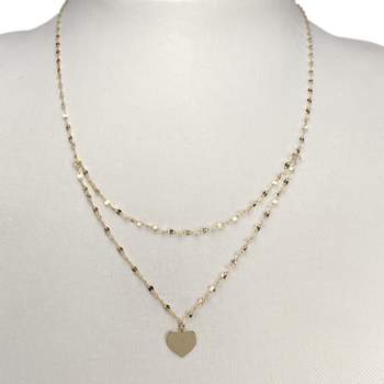 Collier d'occasion or 750 jaune coeur