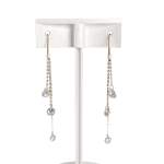 Boucles d'oreilles d'occasion or 750 jaune coeur oxydes de zirconiums - vue 3