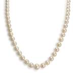 Collier d'occasion or 750 jaune perle de culture d'Akoya - vue 1