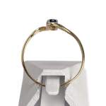 Bague d'occasion or 750 2 tons saphir - vue 3