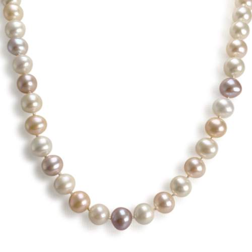 Collier d'occasion or 750 jaune perle de culture