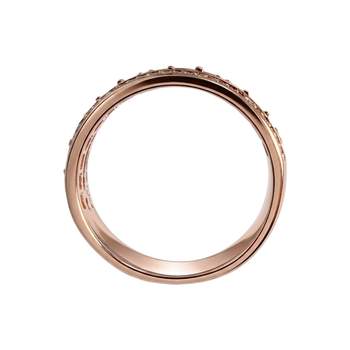 Bague d'occasion or 375 rose diamant