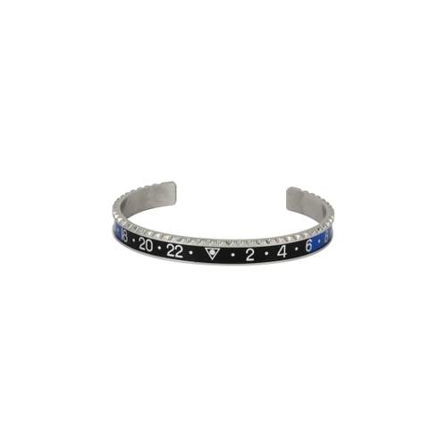 Bracelet de montre SPEEDOMETER Noir et Bleu acier