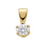 Pendentif d'occasion or 750 jaune diamant - vue 1