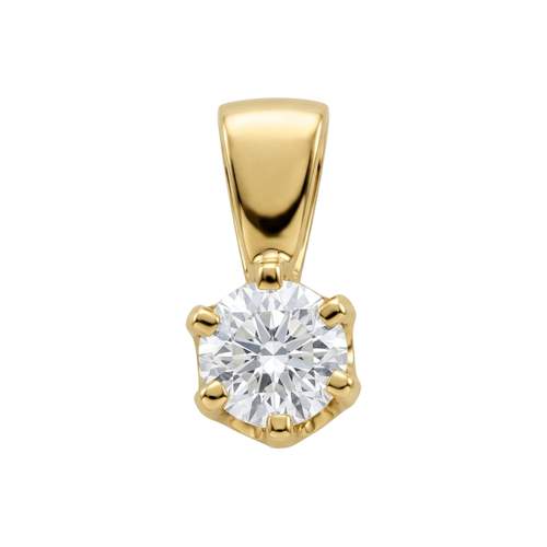 Pendentif d'occasion or 750 jaune diamant