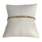 Bracelet d'occasion or 750 jaune maille cheval et alternée - vue 1