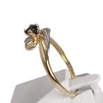 Bague d'occasion or 750 2 tons saphir - vue 2