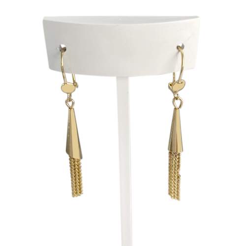 Boucles d'oreilles d'occasion or 750 jaune