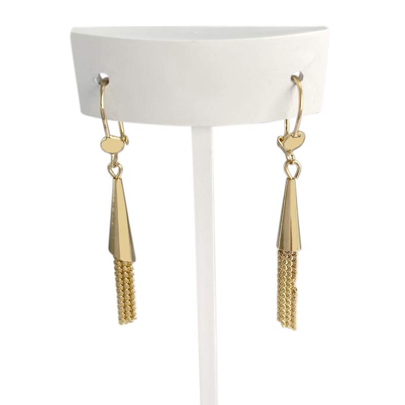 Boucles d'oreilles d'occasion or 750 jaune - vue 1
