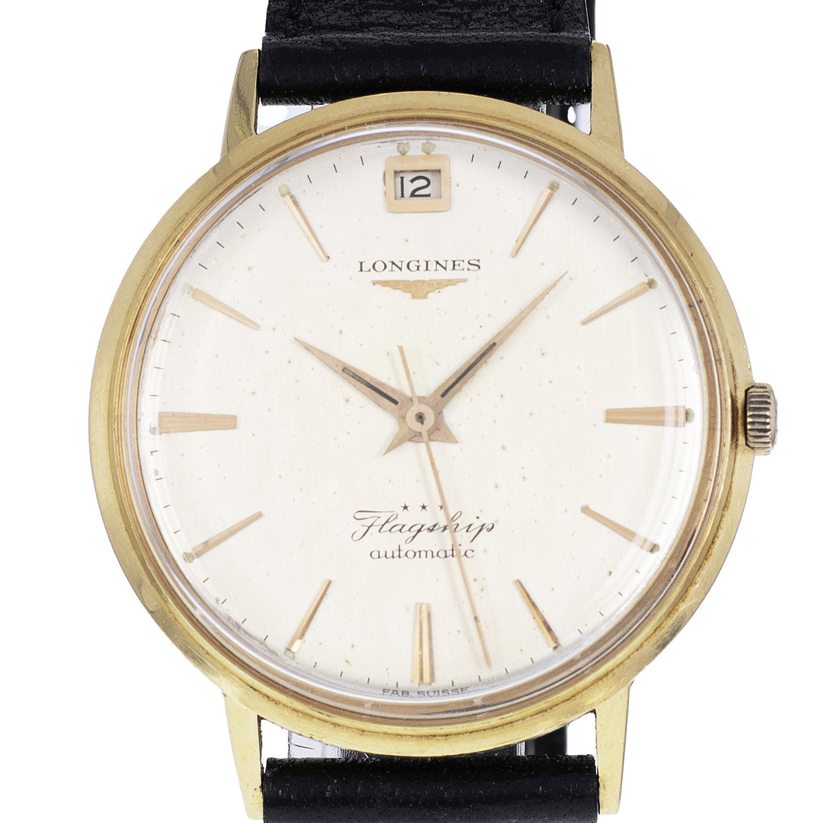 Montre d'occasion LONGINES Flagship Vintage mixte automatique bracelet cuir cresus - vue D1