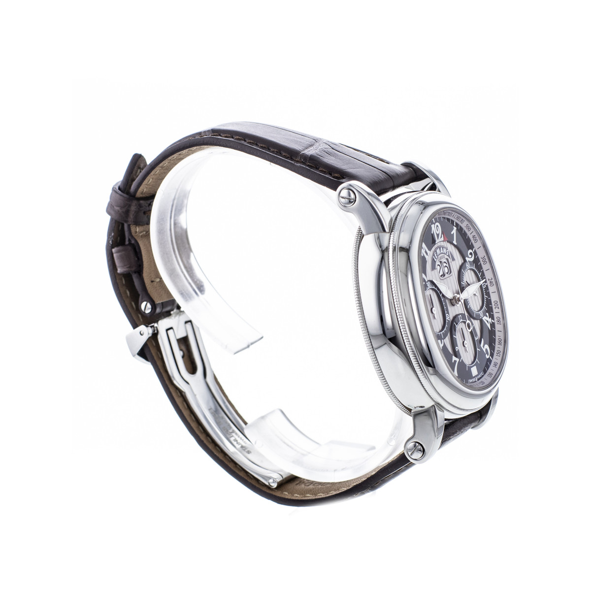 Montre d'occasion RICHARD MILLE Le Mans Classic Chronographe homme automatique bracelet cuir cresus - vue 2