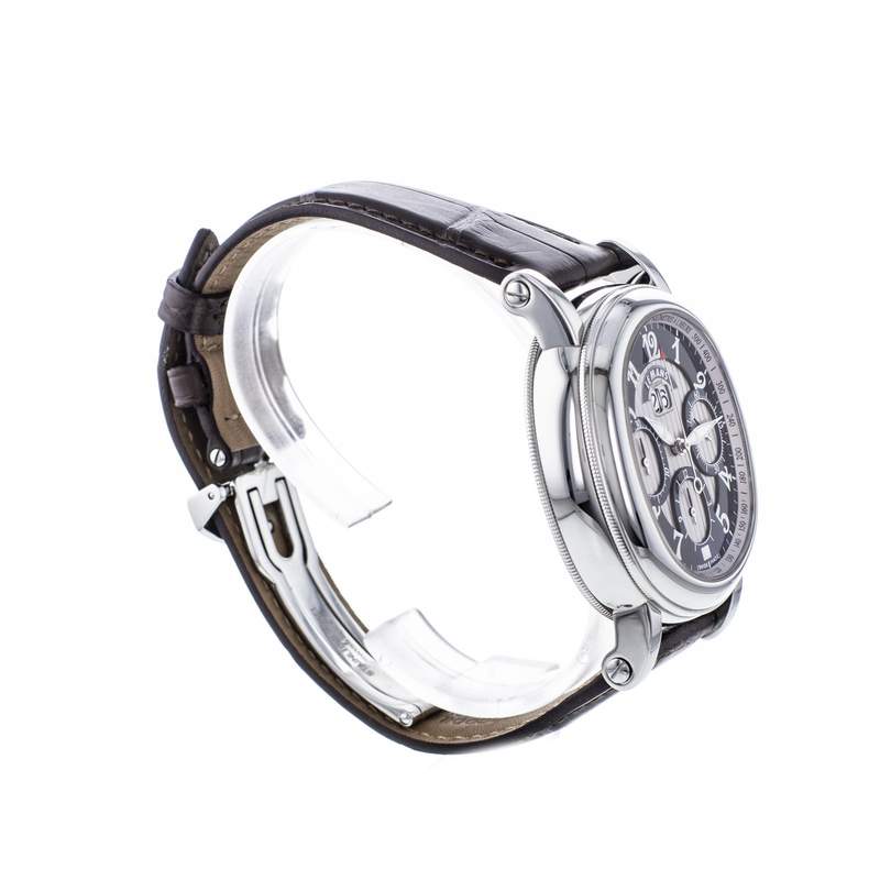 Montre d'occasion RICHARD MILLE Le Mans Classic Chronographe homme automatique bracelet cuir cresus - vue 2