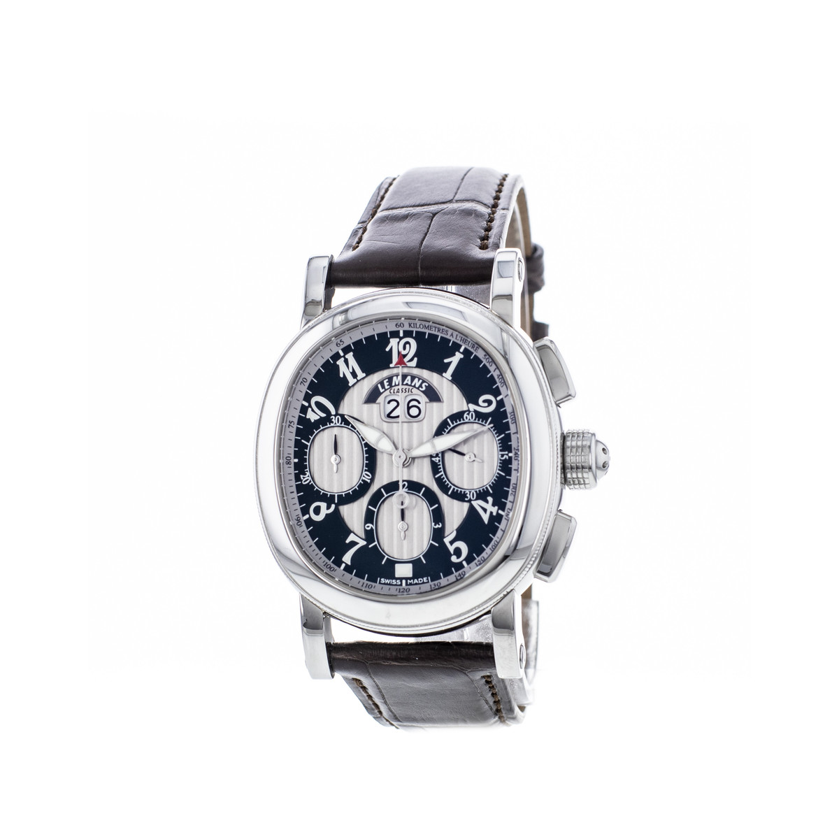 Montre d'occasion RICHARD MILLE Le Mans Classic Chronographe homme automatique bracelet cuir cresus - vue 4