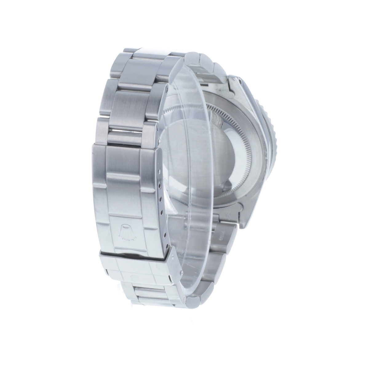 Montre d'occasion ROLEX GMT-Master Pepsi homme mouvement automatique certifié (cosc) bracelet acier - vue D4