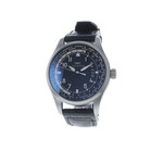 Montre d'occasion IWC Pilot Worldtimer homme automatique bracelet cuir d'origine - vue 4