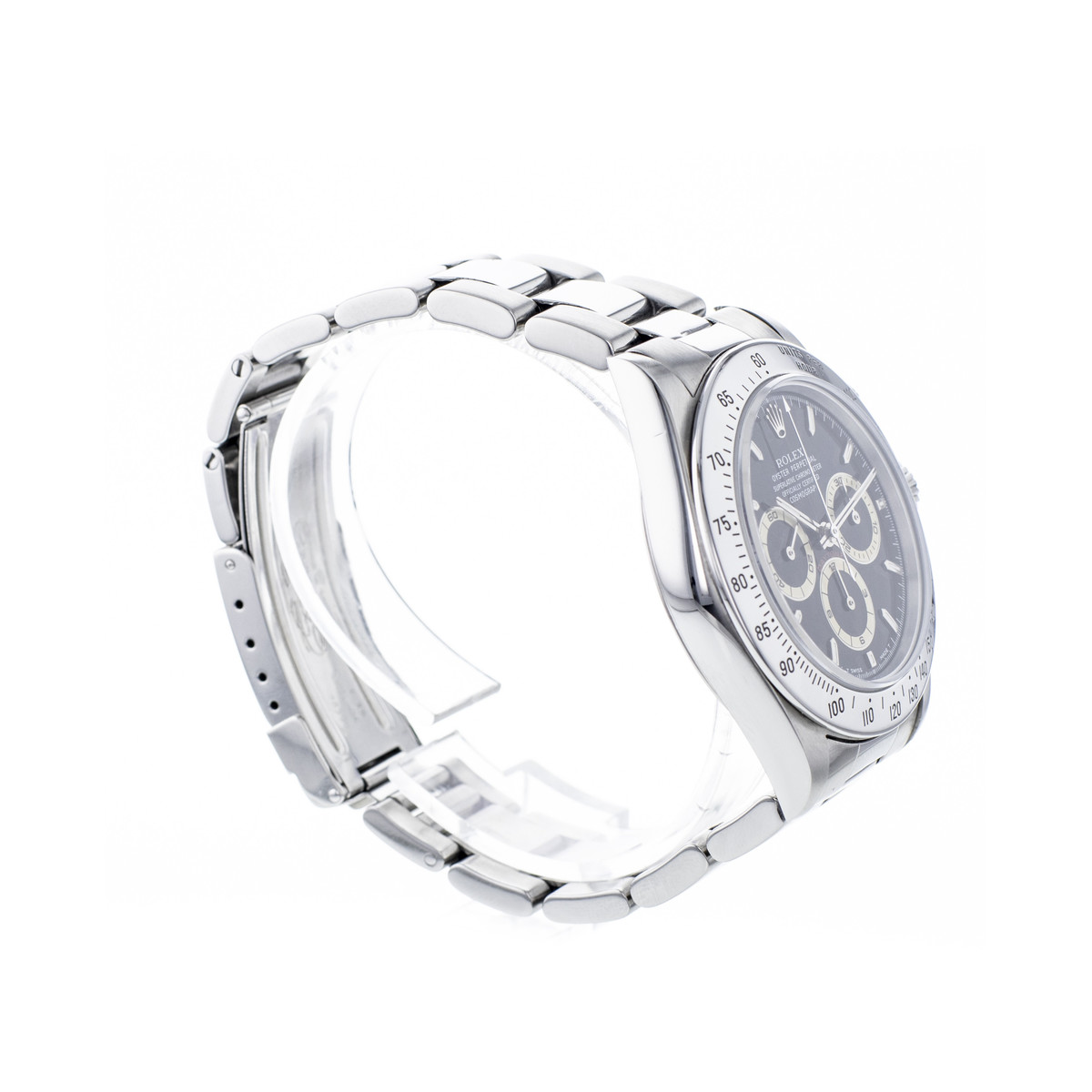 Montre d'occasion ROLEX Cosmograph Daytona Patrizzi homme mouvement automatique certifié (cosc) bracelet acier - vue 2