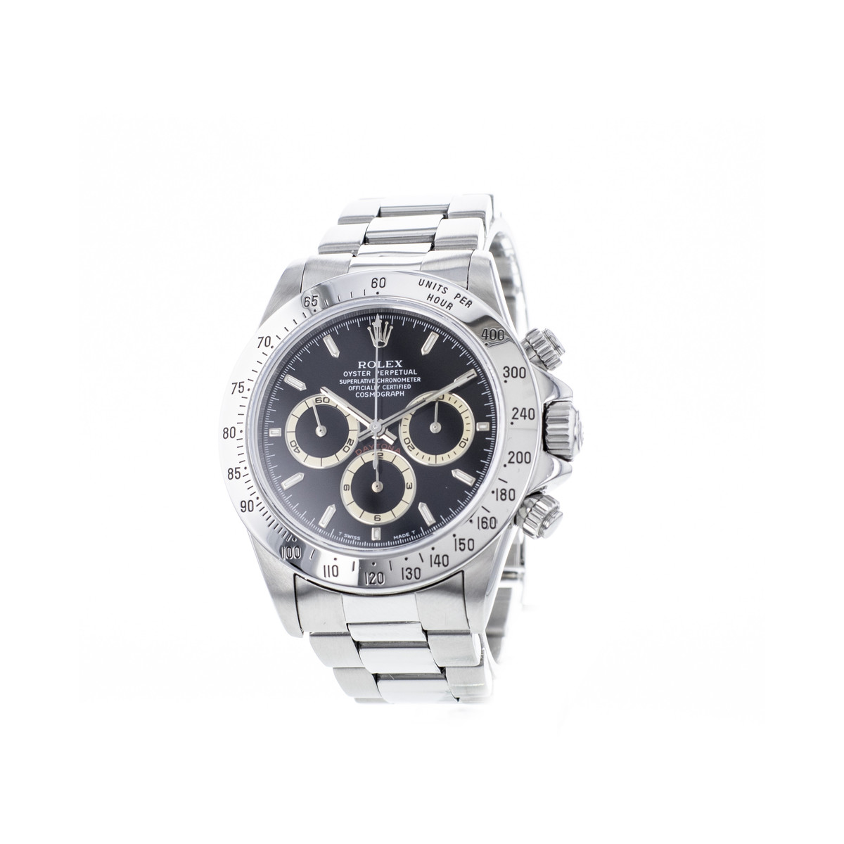 Montre d'occasion ROLEX Cosmograph Daytona Patrizzi homme mouvement automatique certifié (cosc) bracelet acier - vue 4