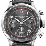 Montre d'occasion BAUME ET MERCIER Capeland Chronographe homme automatique bracelet cuir d'origine - vue D1