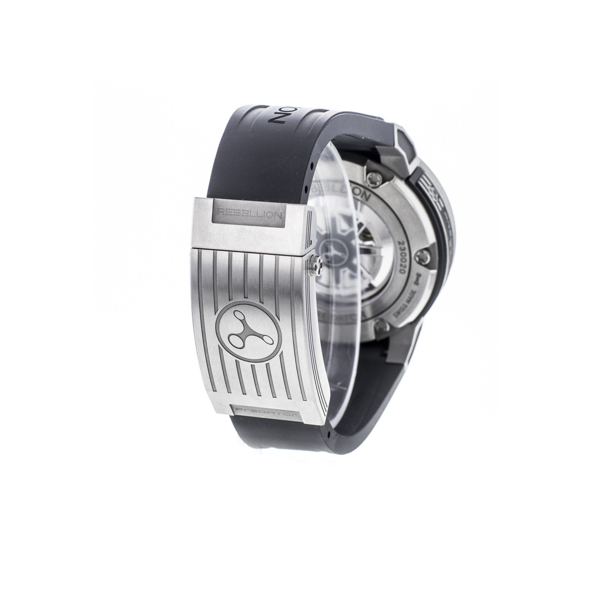 Montre d'occasion REBELLION Predator 2.0 Regulator homme automatique bracelet caoutchouc - vue D4