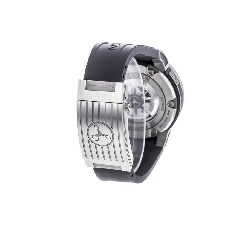 Montre d'occasion REBELLION Predator 2.0 Regulator homme automatique bracelet caoutchouc - vue D4
