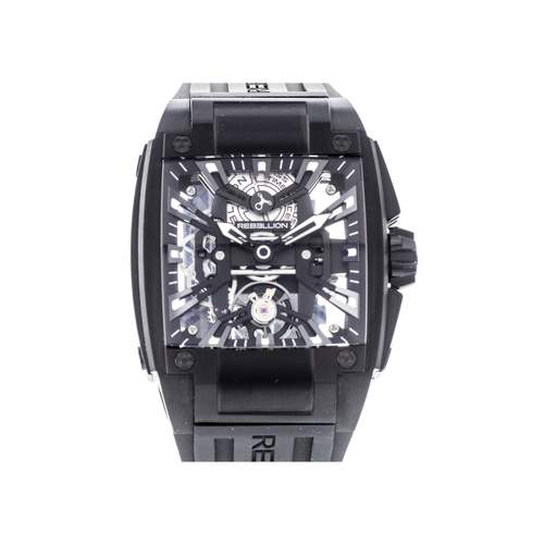 Montre d'occasion REBELLION Re-Volt homme mécanique bracelet caoutchouc