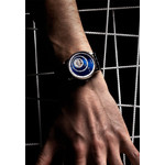 Montre d'occasion TRILOBE Les Matinaux 40.5 mm homme automatique bracelet cuir d'origine - vue porté 1