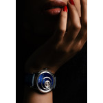 Montre d'occasion TRILOBE Les Matinaux 40.5 mm homme automatique bracelet cuir d'origine - vue porté 3