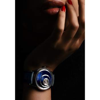 Montre d'occasion TRILOBE Les Matinaux 40.5 mm homme automatique bracelet cuir d'origine