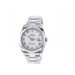 Montre d'occasion ROLEX DateJust homme mouvement automatique certifié (cosc) bracelet acier - vue 4