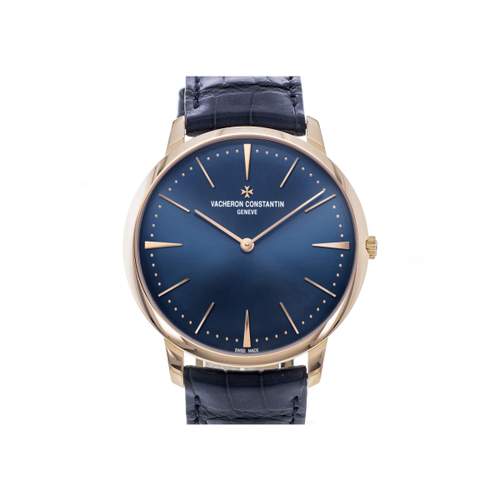 Montre d'occasion VACHERON CONSTANTIN Patrimony homme mécanique bracelet cuir d'origine