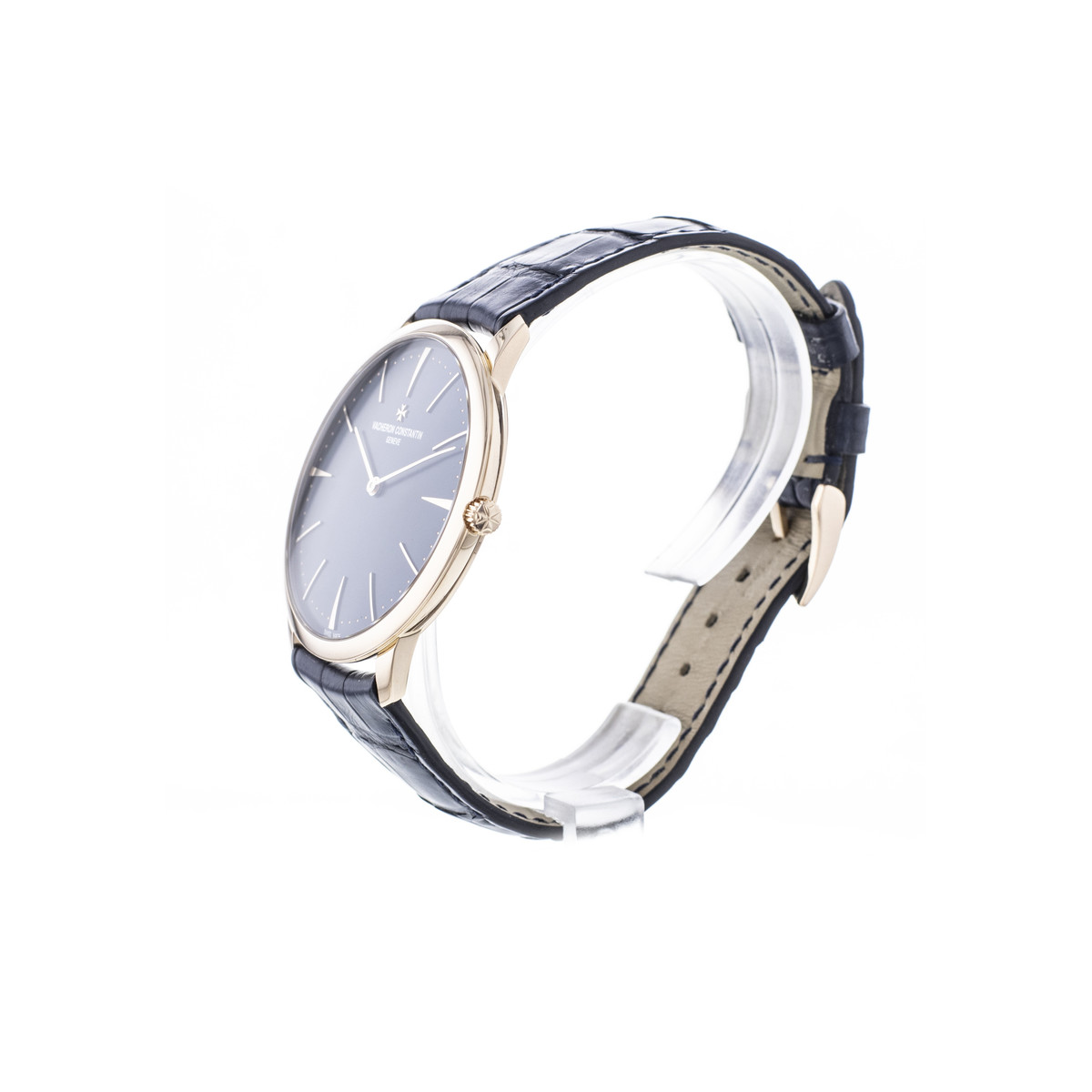 Montre d'occasion VACHERON CONSTANTIN Patrimony homme mécanique bracelet cuir d'origine - vue D2