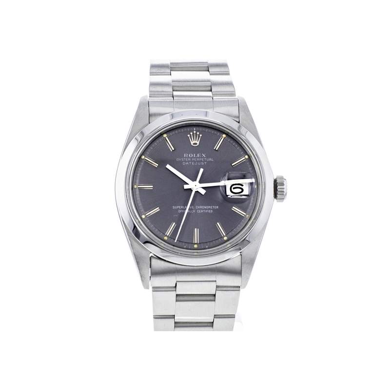 Montre d'occasion ROLEX DateJust Vintage homme mouvement automatique certifié (cosc) bracelet acier - vue 1