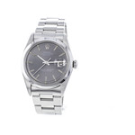 Montre d'occasion ROLEX DateJust Vintage homme mouvement automatique certifié (cosc) bracelet acier - vue 4