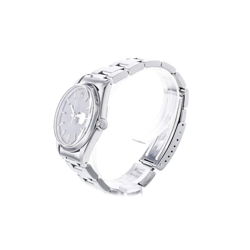 Montre d'occasion ROLEX DateJust Vintage homme mouvement automatique certifié (cosc) bracelet acier - vue D2