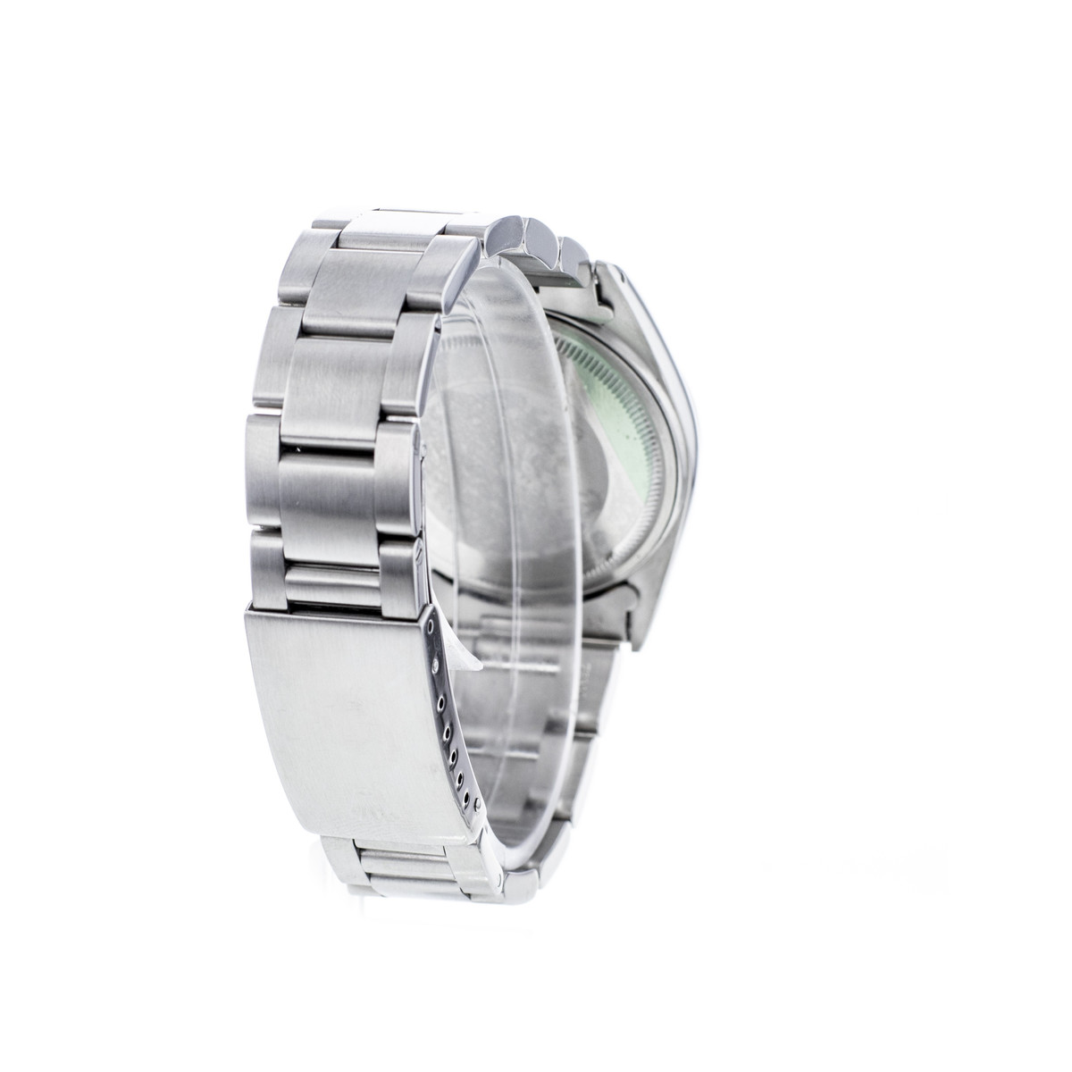 Montre d'occasion ROLEX DateJust Vintage homme mouvement automatique certifié (cosc) bracelet acier - vue D4